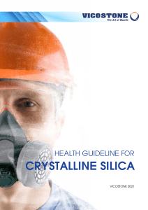 health guideline for crystalline silica
