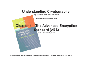 Understanding Cryptography Chptr 4---AES