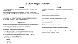 DOTMLPF- Analysis
