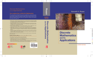 1. (7th) Discrete Mathematics Rosen