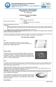 Learning-Activity-Sheet Contemporary Arts of the Region Qtr 1 Act. No. 1