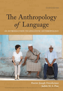 (Cengage Learning) Harriet Joseph Ottenheimer, Judith M.S. Pine - The Anthropology of Language  An Introduction to Linguistic Anthropology (2018)