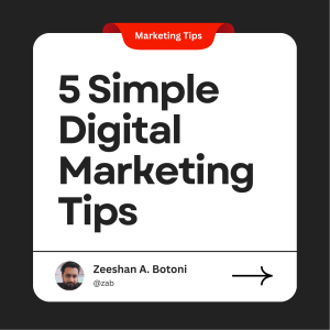 Digital Marketing Tips Carousel