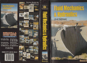 27 Fluid Mechanics Hydraulics (1)
