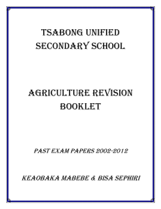 Agriculture Revision Booklet (Autosaved) (2) (1)