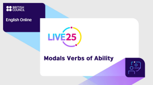 Live25 Modals verbs of ability