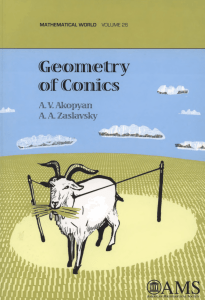 Geometry of Conics (Mathematical World) by A. V. Akopyan  A. A. Zaslavsky (z-li