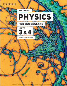 Oxford New Century Physics Units 3&4 Textbook