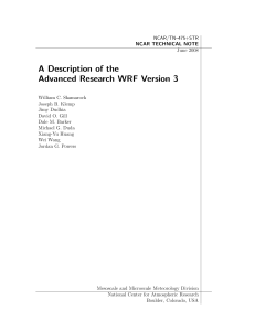 Description of the Advanced Research WRF v3-theory-guide