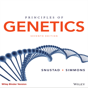 D. Peter Snustad, Michael J. Simmons - Principles of Genetics-Wiley (2015)