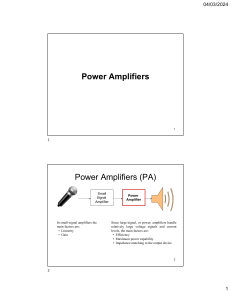 L7 -  Power Amplifiers Edited