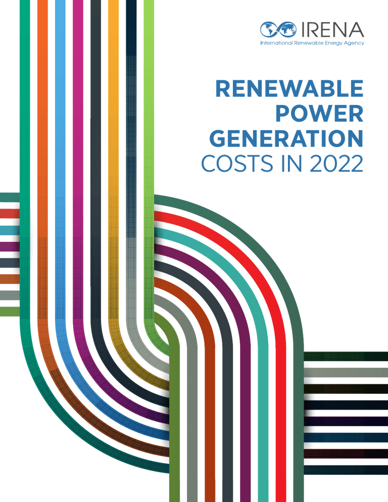 Renewable Power Generation Costs in 2022 - IRENA Report