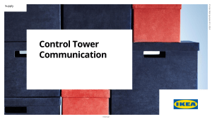 Control Tower Operatios - Start Up Communication