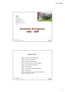 Economia Portuguesa 1986-1999