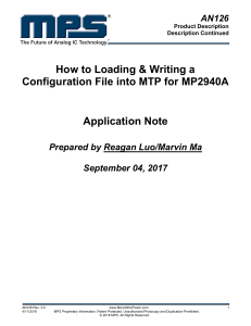 AN126 r3.0 MP2940A Programming Guide
