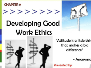 Work Ethics