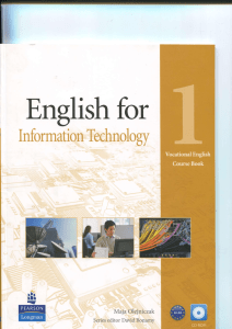 2011, Pearson, English for Information Technology 1