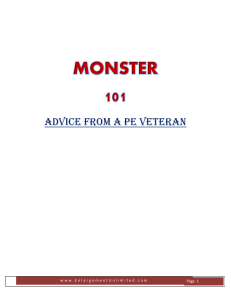 C. J. Major - Monster 101  Advice from a Penis Enlargement Veteran. 1-enlargementunlimited.com (2018)