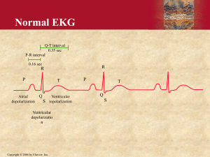 ECG, Cardiac Cycle