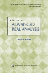 [Folland G.B.] A Guide to Advanced Real Analysis(z-lib.org)