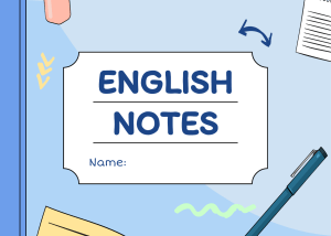 English Notes - ELL - Parts of Speech 