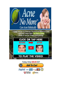 Mike Walden Acne No More PDF, eBook Free Download