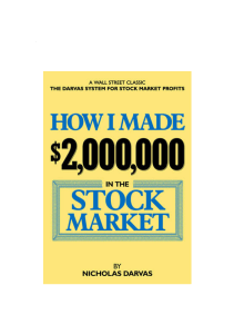 How I Made 2 million in the stock market - Nicholas Darvas