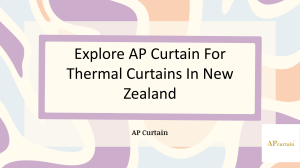 Explore AP Curtain For Thermal Curtains In New Zealand