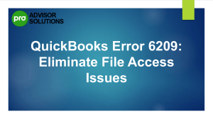 Best Way to Fix QuickBooks Desktop Error 6209