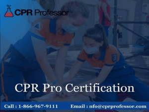 CPR Pro Certification Online