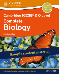 Cambridge IGCSE Biology Textbook