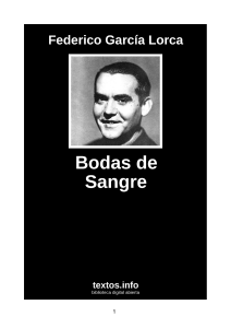 Federico Garcia Lorca - Bodas de Sangre (1)