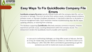 Easy Way To Fix 6129 Error QuickBooks Desktop