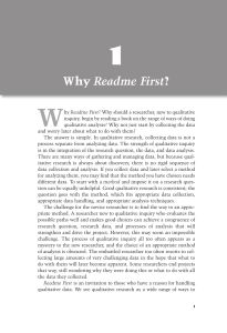 Why Readme First? Qualitative Research Methods Intro