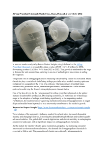 Airbag Propellant Chemicals Market Size, Share, Demand & Growth by 2032