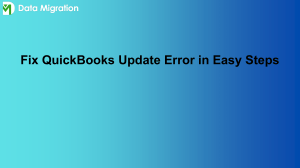 Simple Guide To Resolve QuickBooks Error code 503