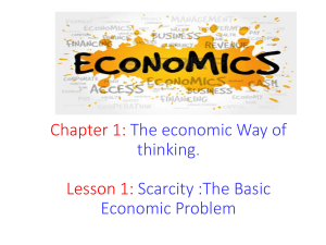 Scarcity lesson 1.1 ppt (1)