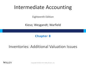 Kieso IA 18e PPT Ch08 Inventories Addtl Valuation Issues