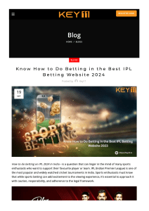 How to do betting on IPL 2024 in India