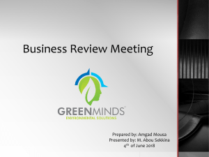 Business Review Meeting 4-6-2018