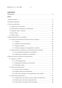 UPS Technical Standard IEC 62040-3