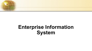 Enterprise Information Systems: Business Integration & Strategy