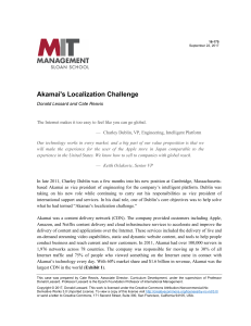 Akamai Localization Challenge