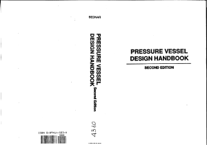 Pressure vessel design handbook 2nd Edit