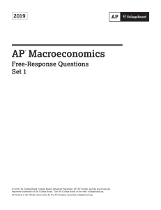 AP19 Frq Macroeconomics Set 1