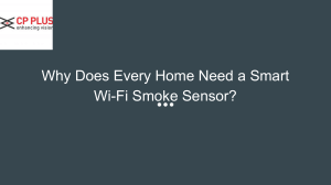 Why Does Every Home Need a Smart Wi-Fi Smoke Sensor 