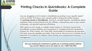 How to Resolve Missing PDF Component QuickBooks Desktop Issue