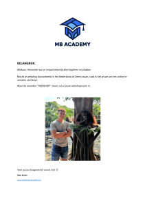 MB Academy Webshop Pagina's