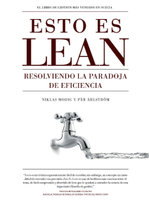 Libro Esto es lean  Resolviendo la paradoja de eficiencia (Spanish Edition)