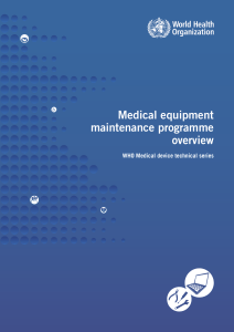 medical-equipment-maintenance-programme-overview